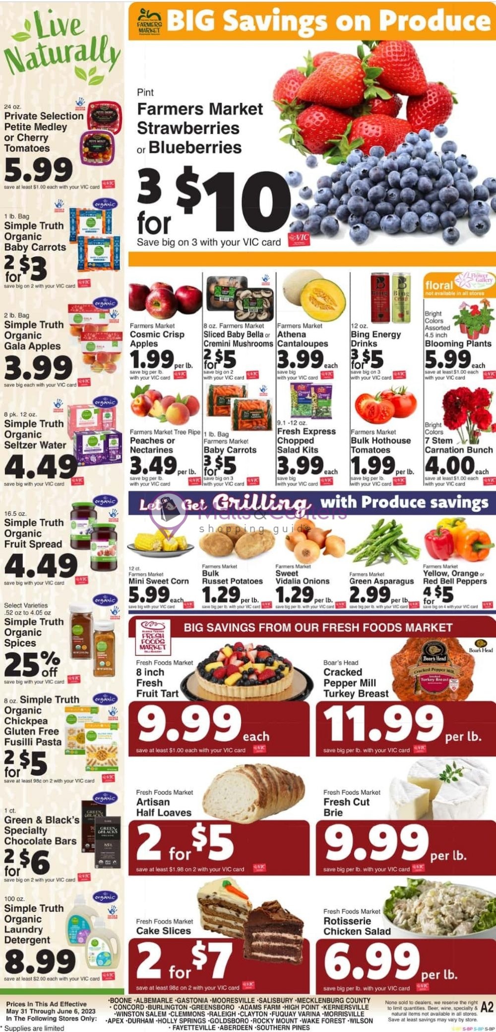 Harris Teeter Weekly ad valid from 05/31/2023 to 06/06/2023 MallsCenters