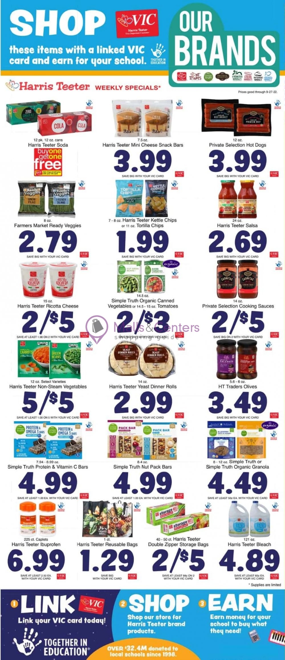 Harris Teeter Weekly ad valid from 09/21/2022 to 09/27/2022 MallsCenters