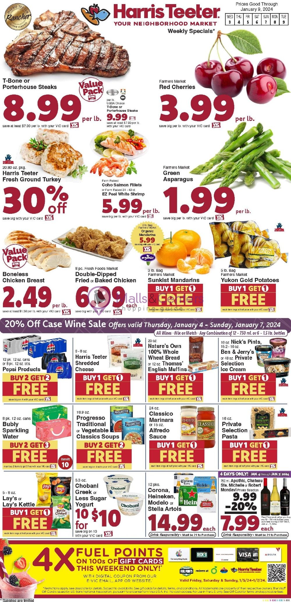 Harris Teeter Weekly Ad, from Wed, 1/3/2024 sales & flyers specials