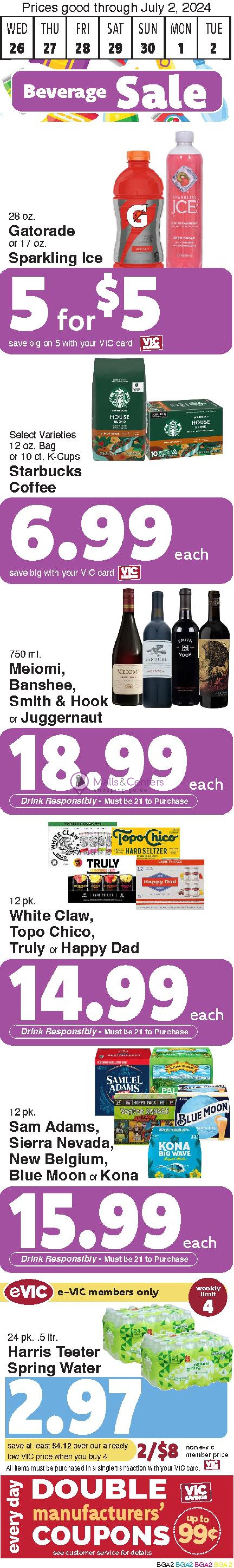 Weekly ad for Harris Teeter valid: 06/26/2024 - 07/02/2024, page 2 Weekly ad for Harris Teeter valid: 06/26/2024 - 07/02/2024, page 2