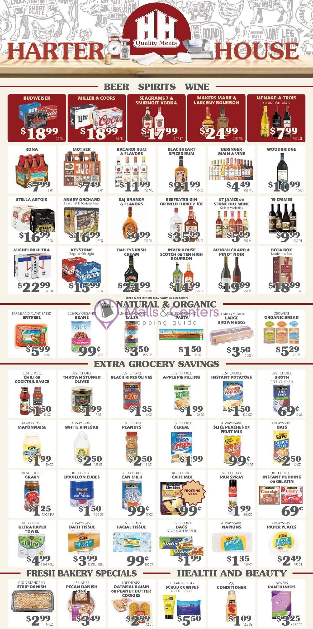 Harter House Weekly ad valid from 12/08/2021 to 12/14/2021 MallsCenters