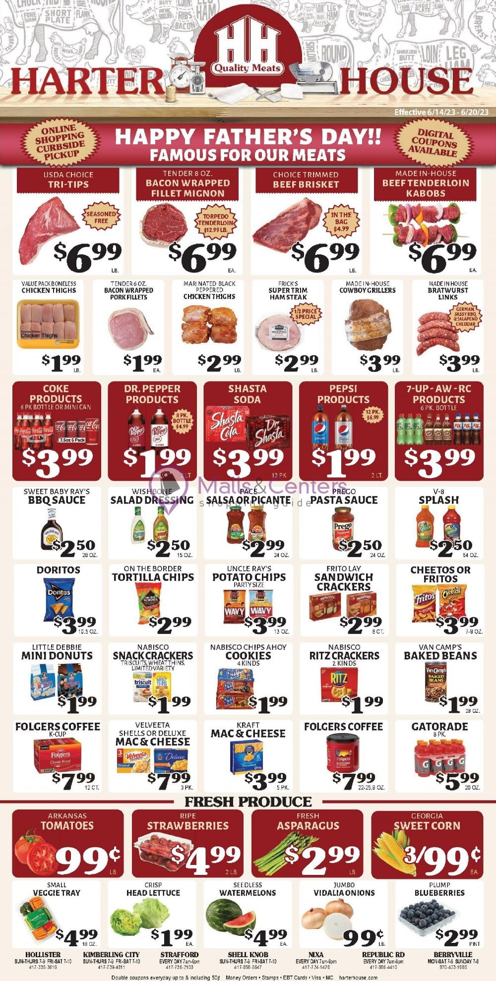 Harter House Weekly ad valid from 06/14/2023 to 06/20/2023 MallsCenters