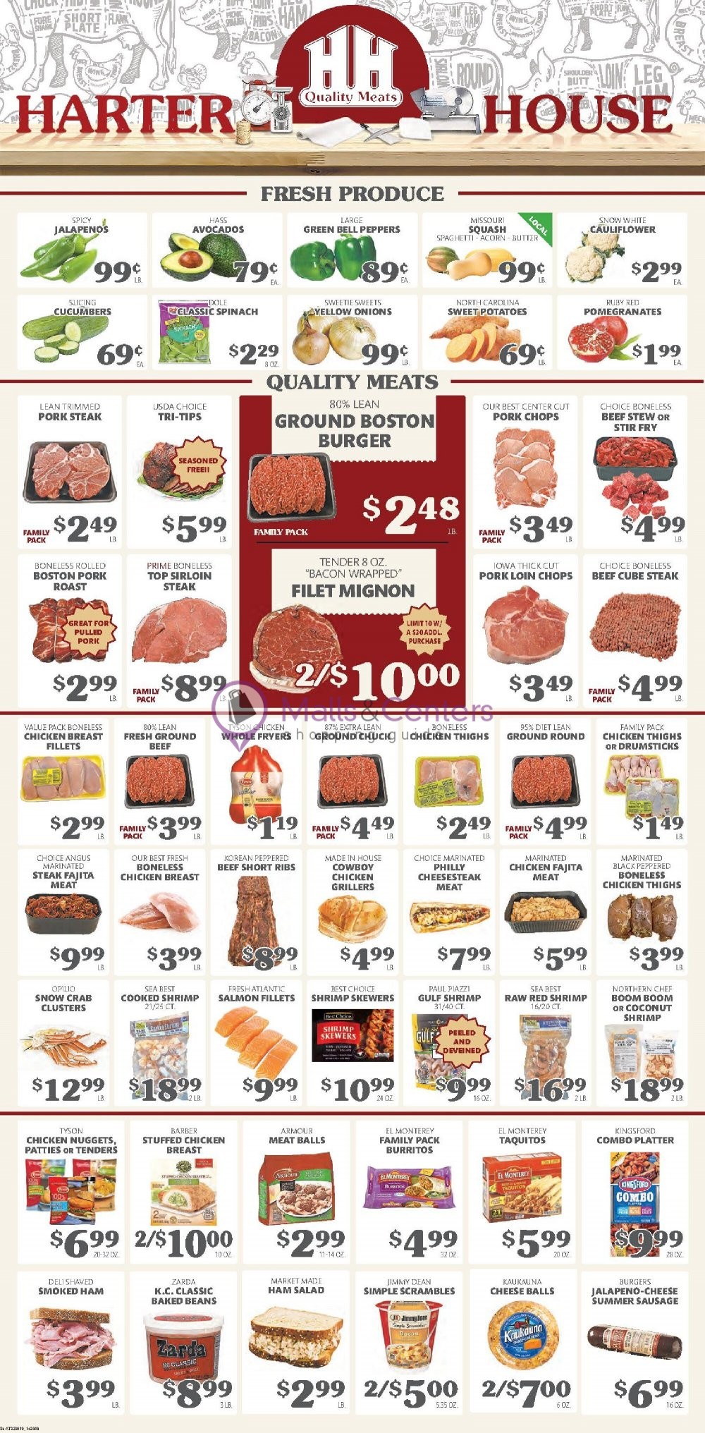 Harter House Weekly ad valid from 09/28/2022 to 10/04/2022 MallsCenters