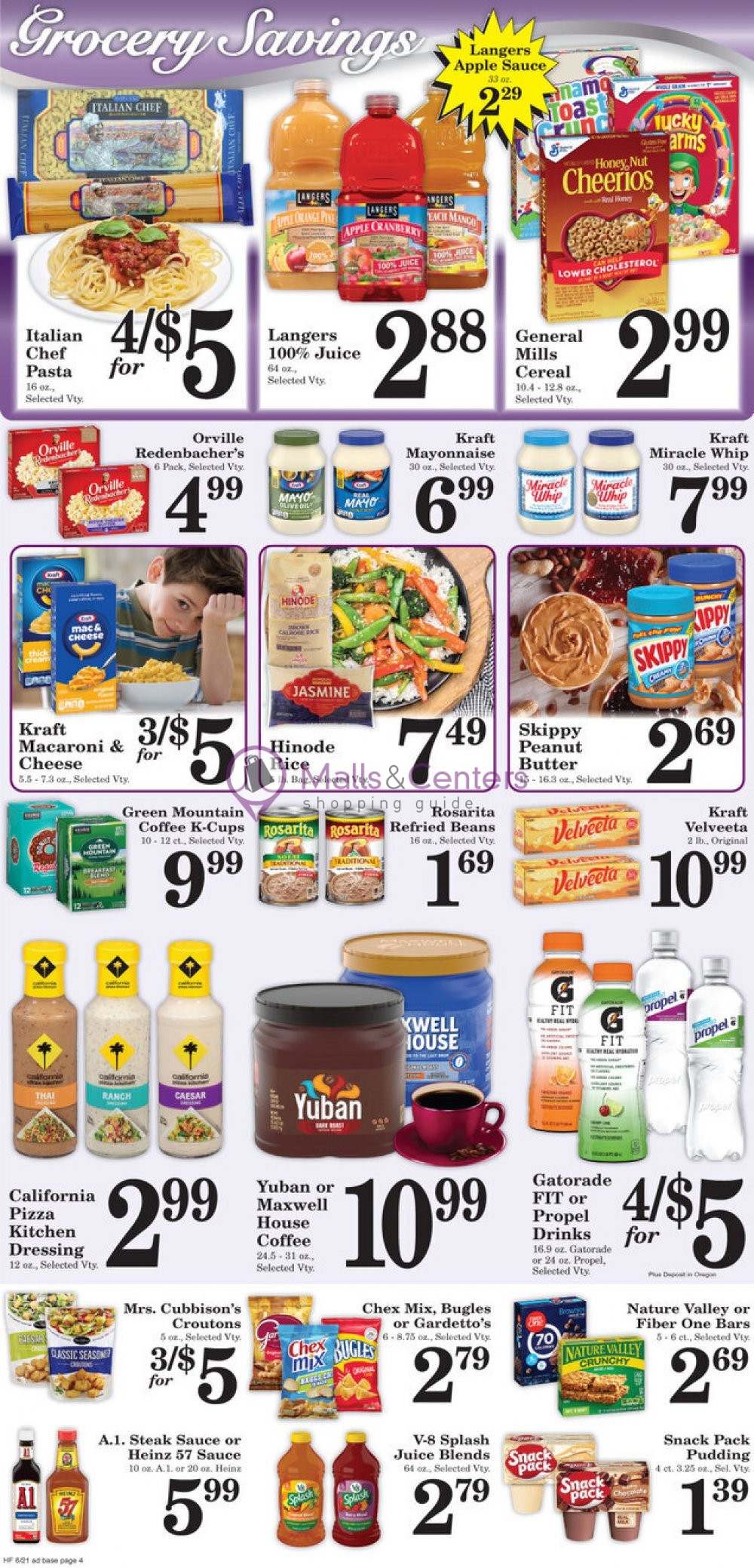 Harvest Foods Weekly ad valid from 06/21/2023 to 06/27/2023 MallsCenters