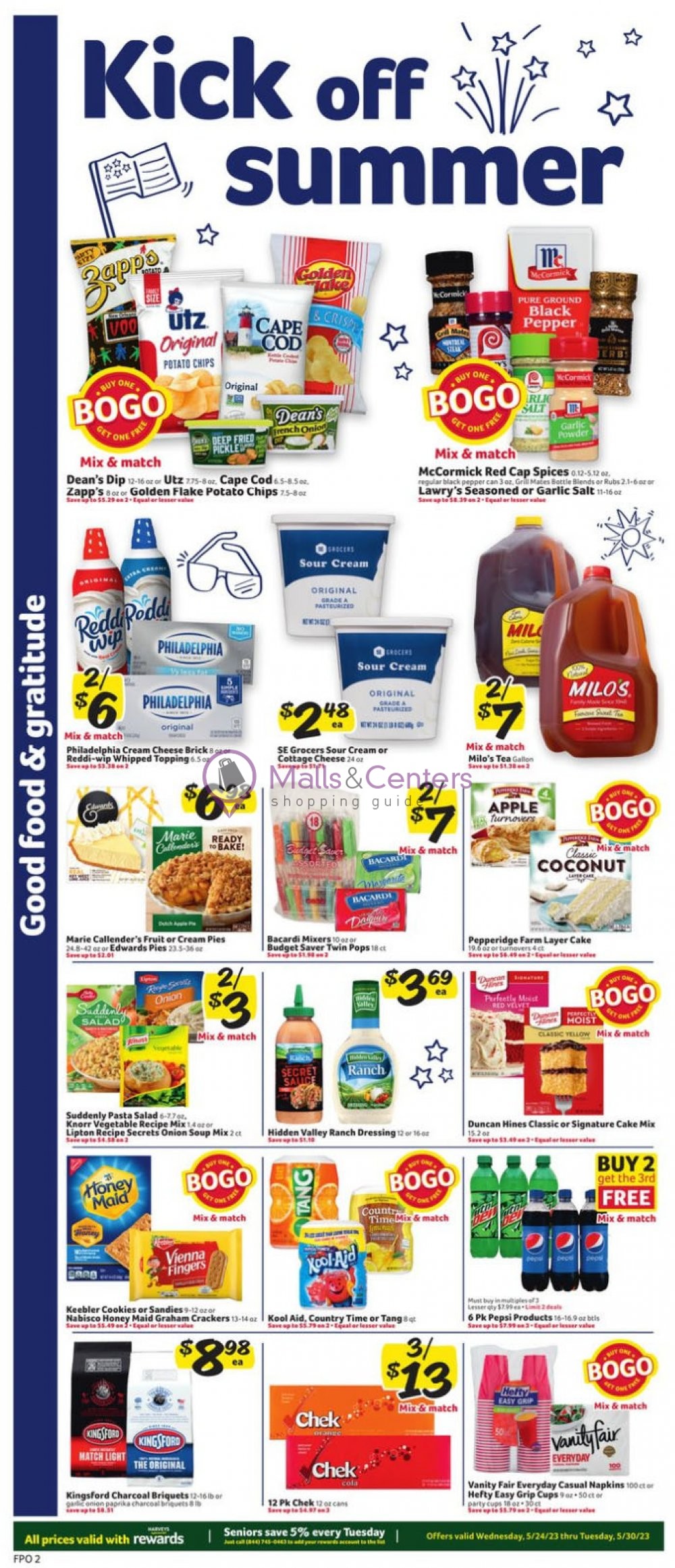 Harveys Supermarket Weekly ad valid from 05/24/2023 to 05/30/2023