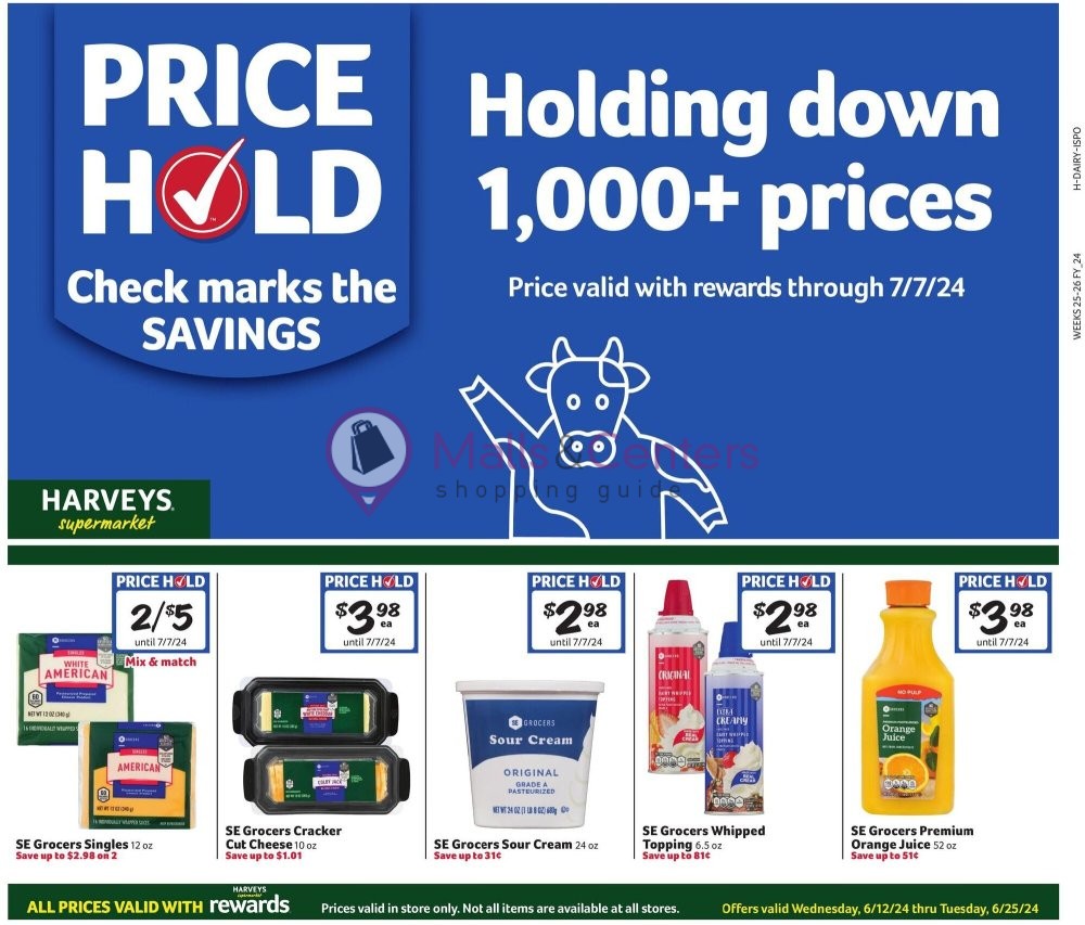 Weekly ad for Harveys Supermarket valid: 06/12/2024 - 06/25/2024, page 6