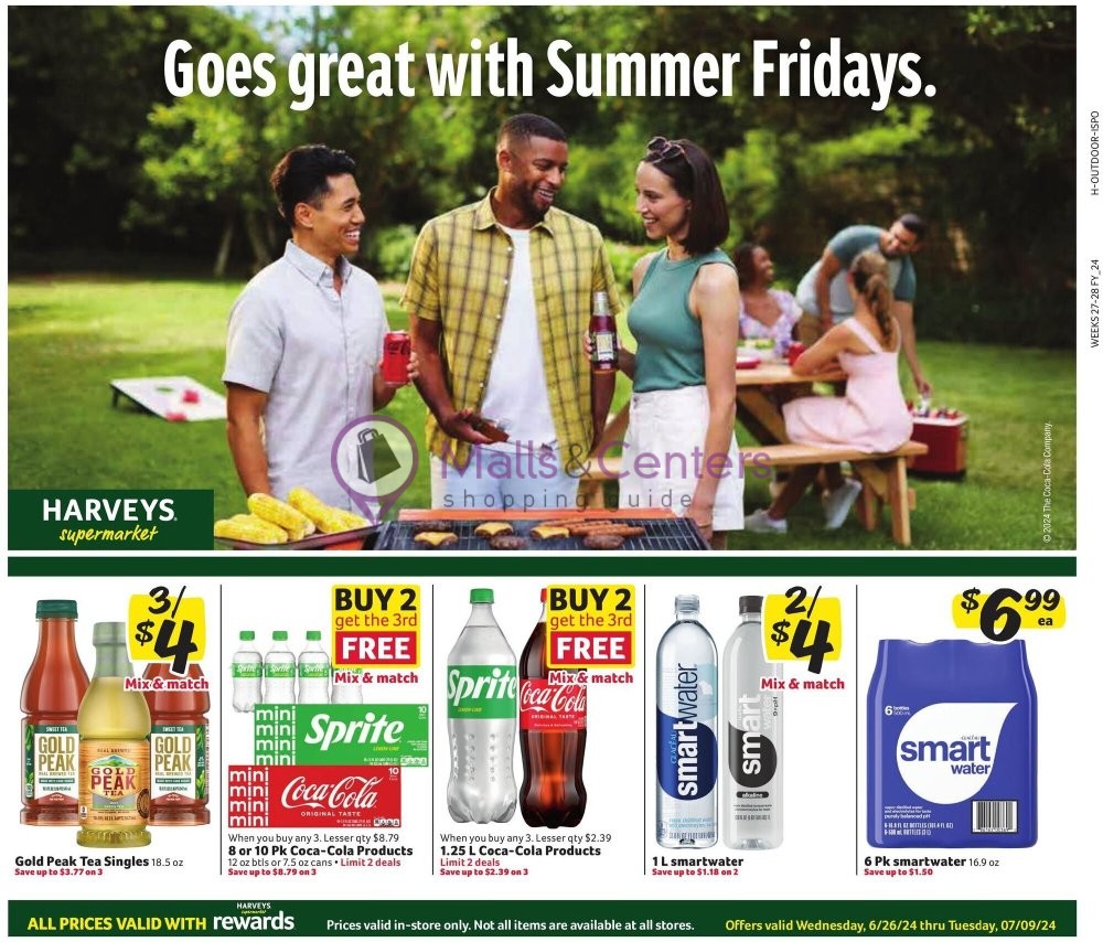 Weekly ad for Harveys Supermarket valid: 06/26/2024 - 07/09/2024, page 6