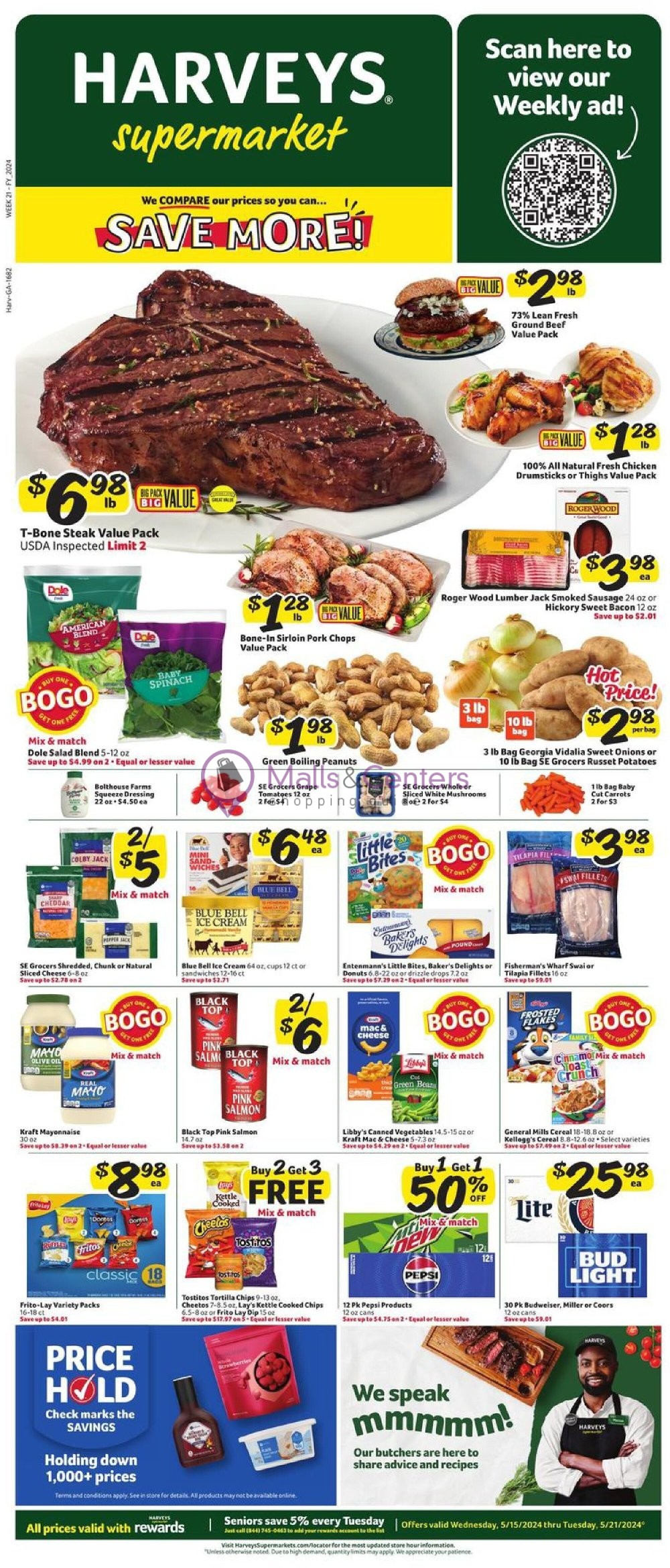 Harveys Supermarket Weekly ad valid from 05/15/2024 to 05/21/2024