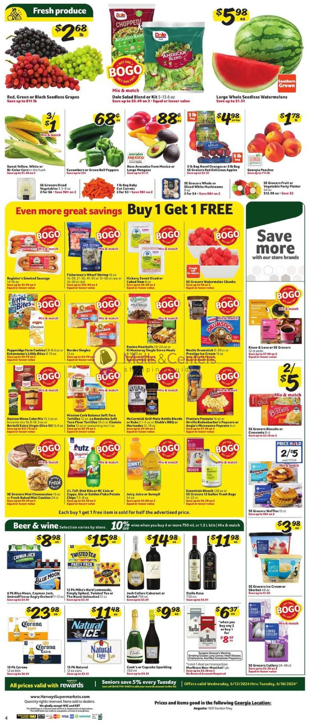 Weekly ad for Harveys Supermarket valid: 06/12/2024 - 06/18/2024, page 10