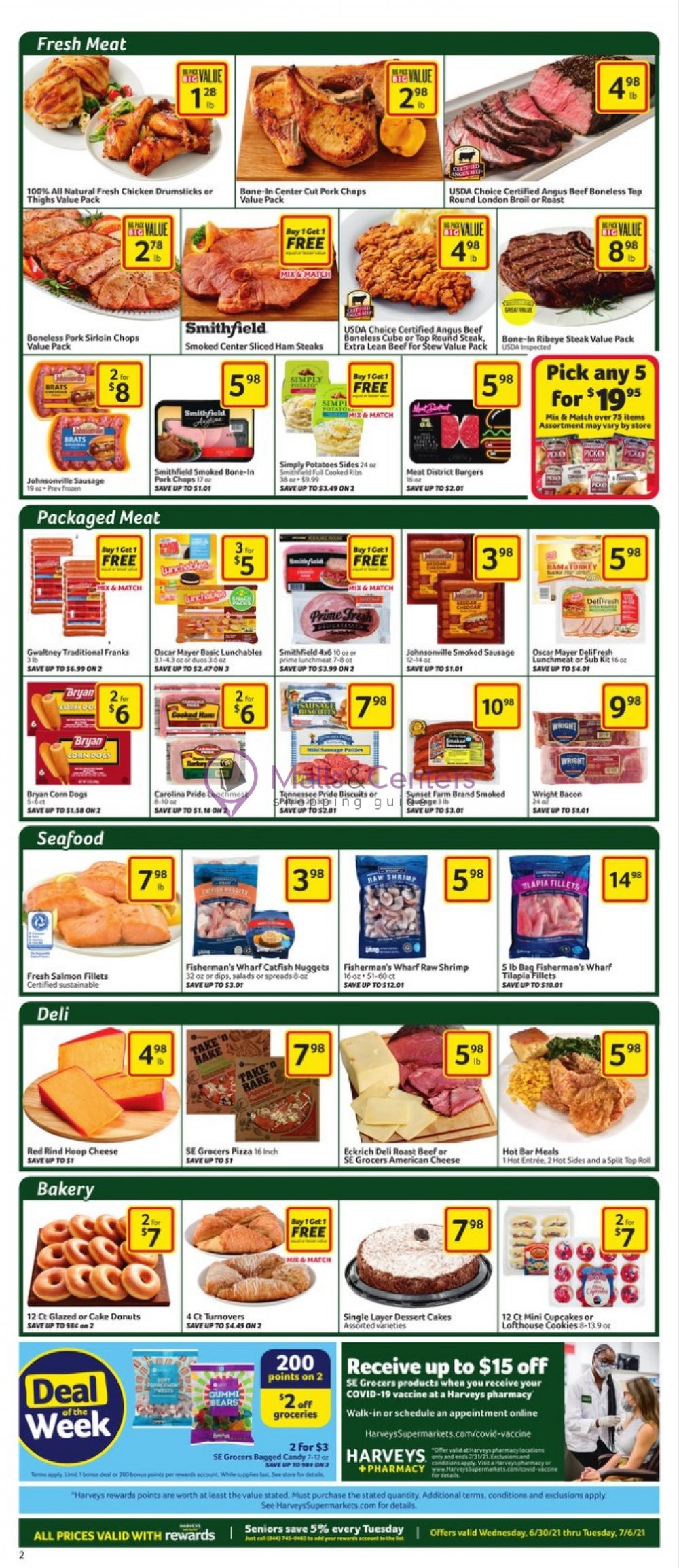 Harveys Supermarket Weekly Ad sales & flyers specials MallsCenters