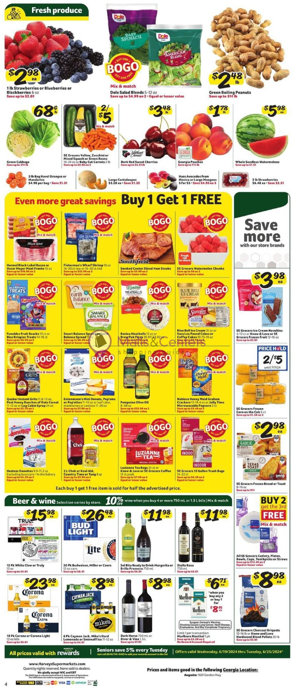 Weekly ad for Harveys Supermarket valid: 06/19/2024 - 06/25/2024, page 10