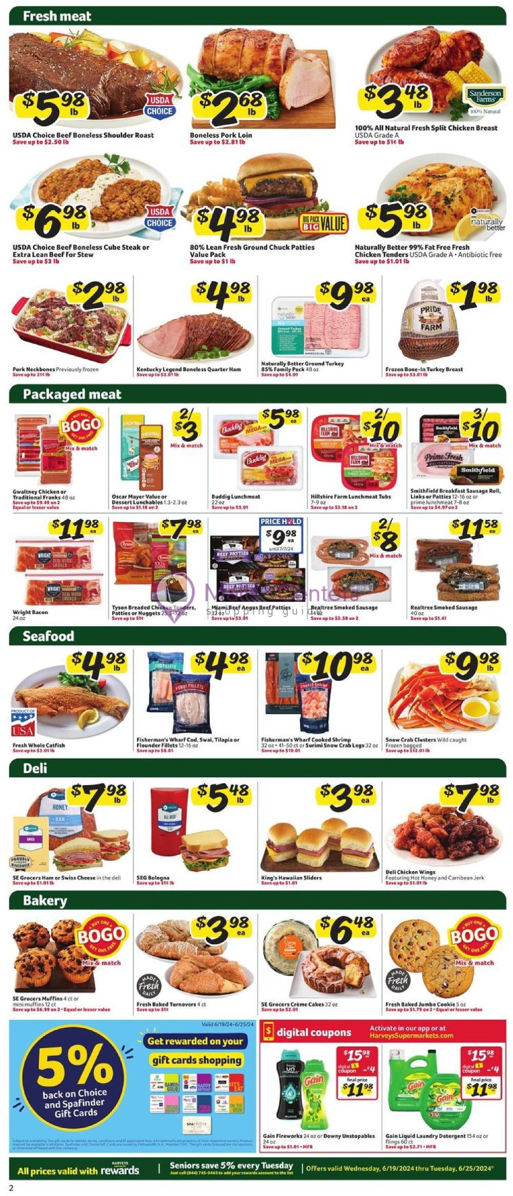 Weekly ad for Harveys Supermarket valid: 06/19/2024 - 06/25/2024, page 4