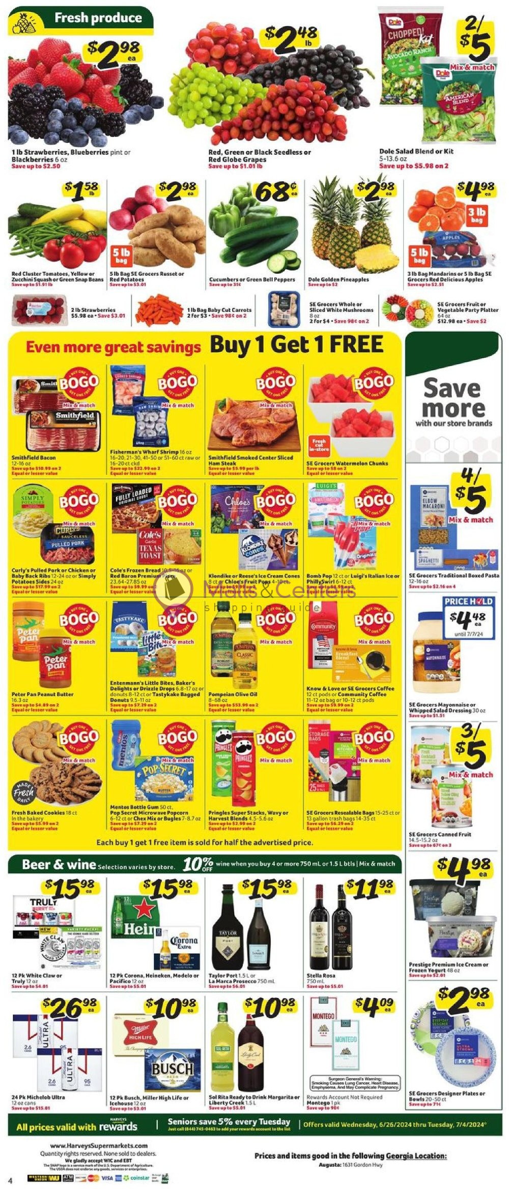 Weekly ad for Harveys Supermarket valid: 06/26/2024 - 07/02/2024, page 12