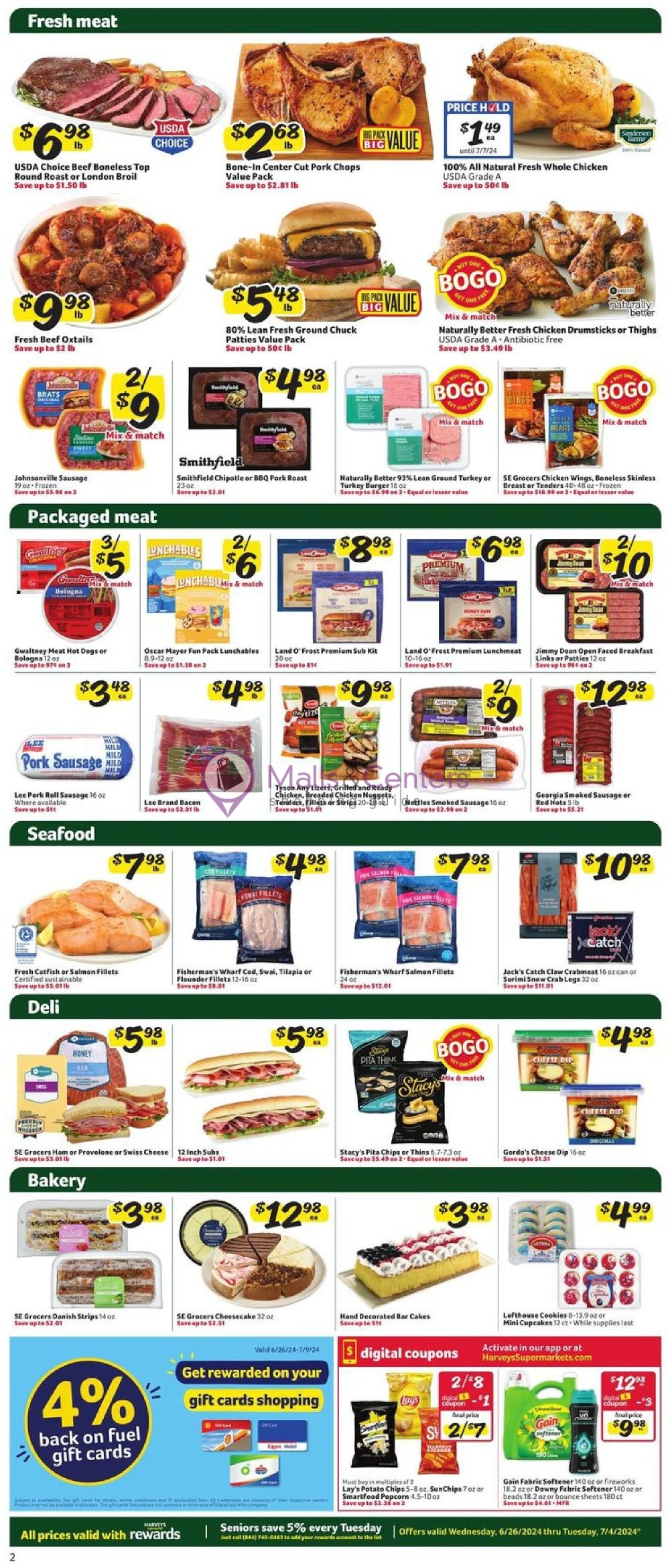 Weekly ad for Harveys Supermarket valid: 06/26/2024 - 07/02/2024, page 4