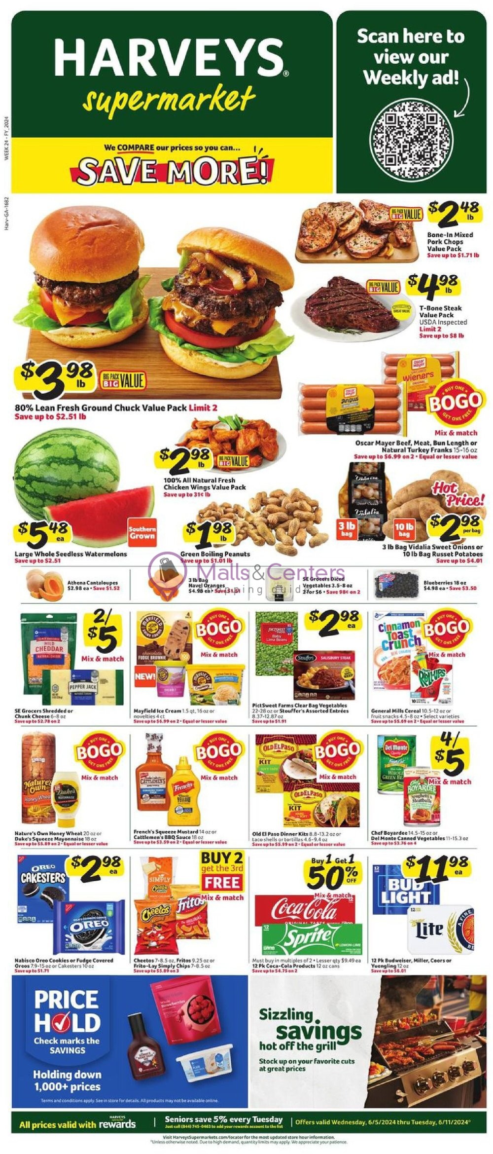 Harveys Supermarket Weekly ad valid from 06/05/2024 to 06/11/2024