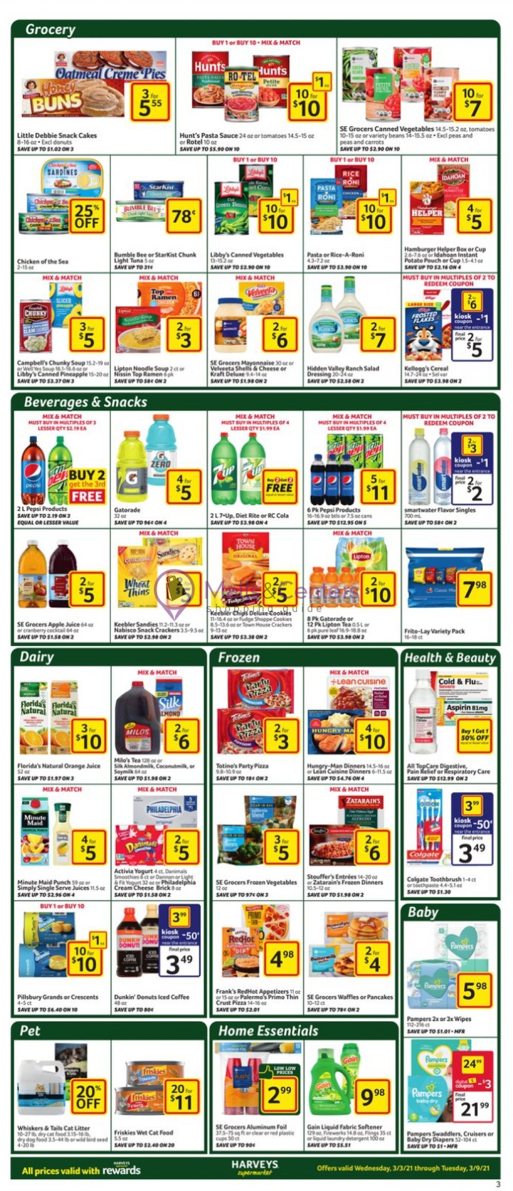 Harveys Supermarket Weekly Ad - sales & flyers specials - MallsCenters