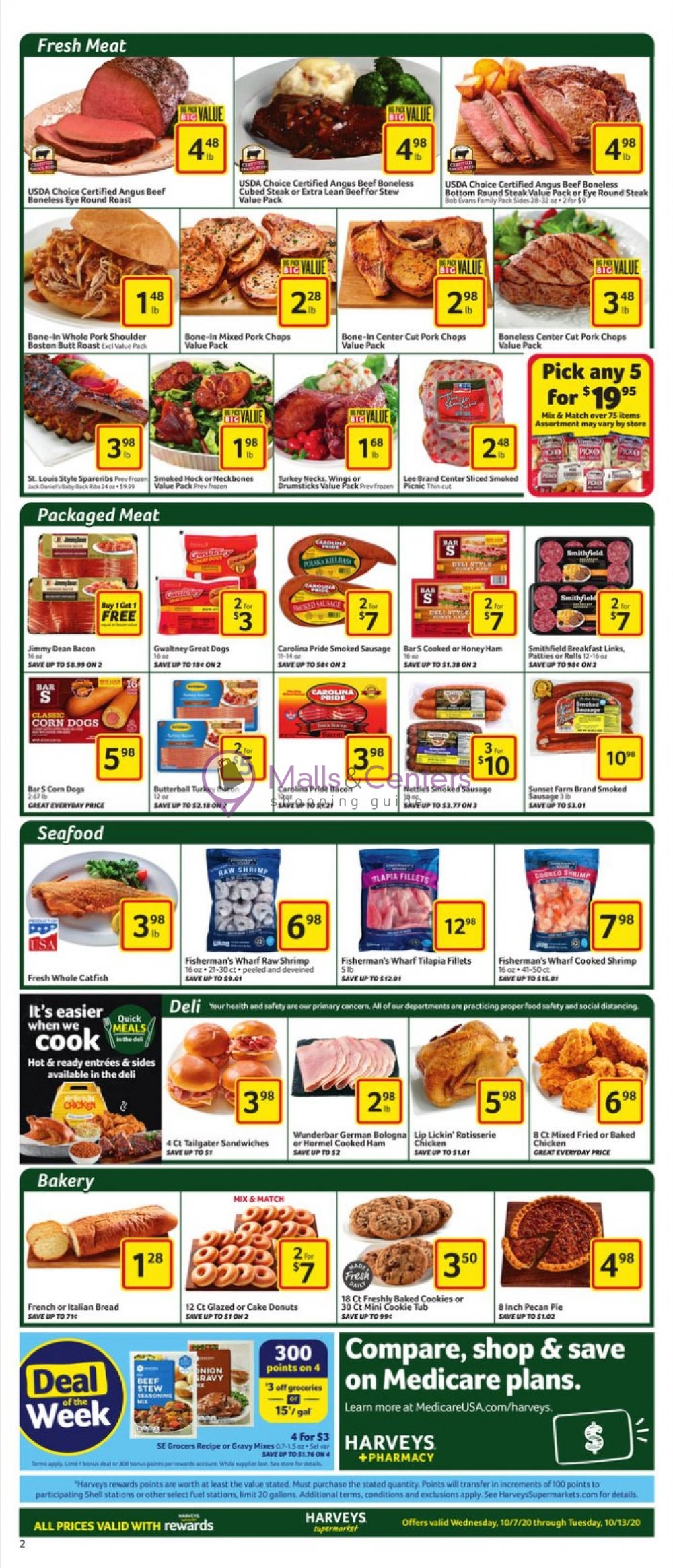 Harveys Supermarket Weekly Ad sales & flyers specials MallsCenters