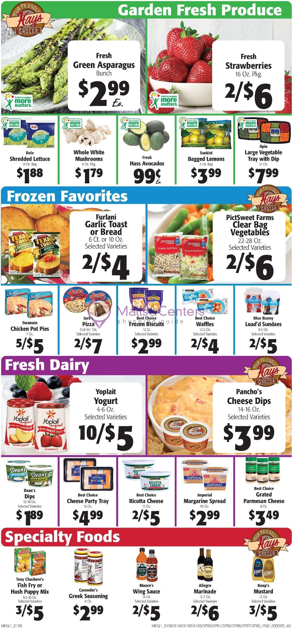 Hays Grocer Weekly Ad sales & flyers specials MallsCenters
