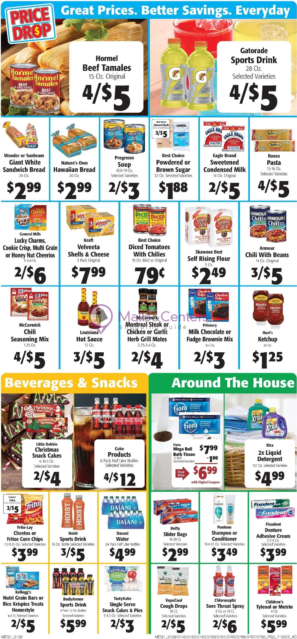 Hays Grocer Weekly ad valid from 11/30/2022 to 12/06/2022 MallsCenters