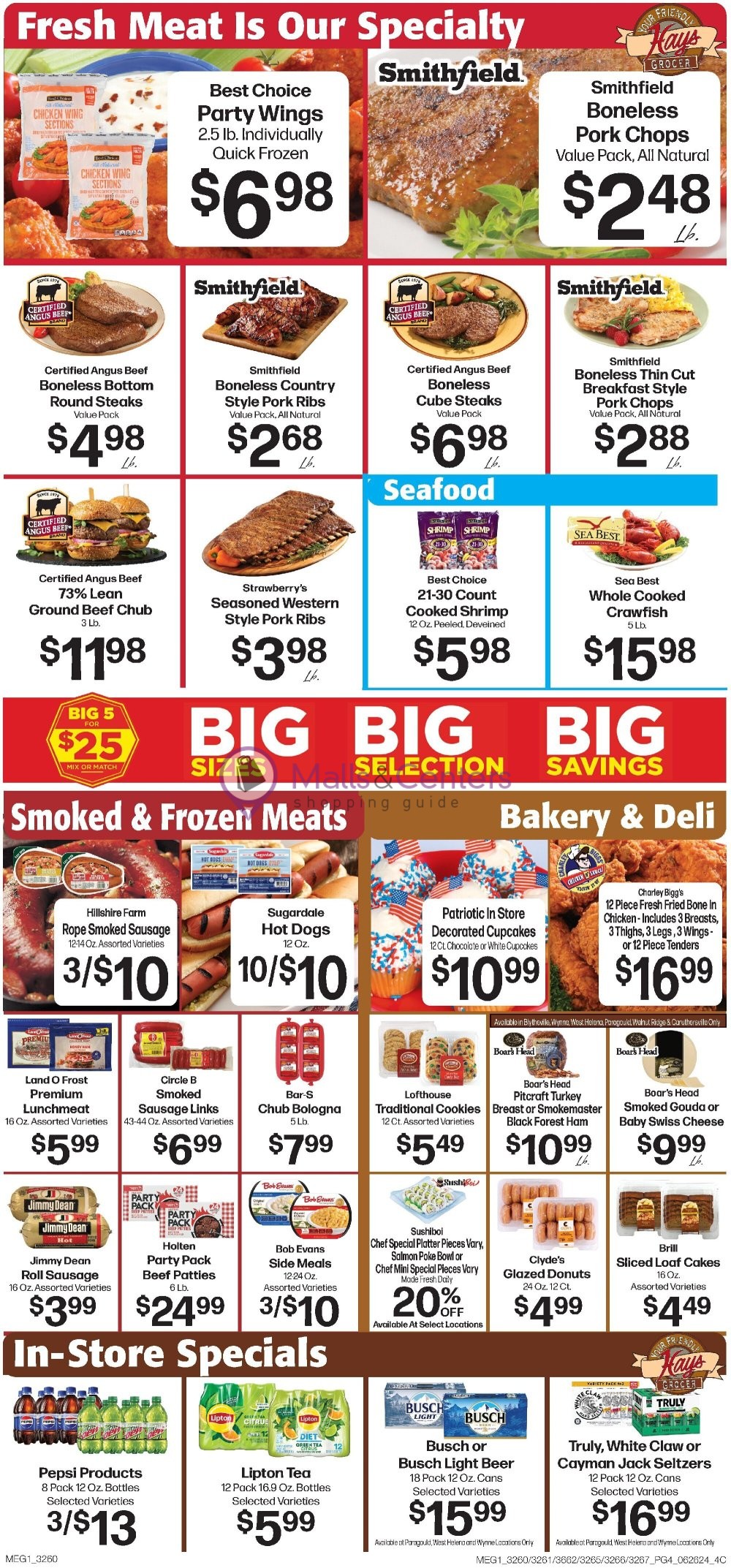 Weekly ad for Hays Grocer valid: 06/26/2024 - 07/02/2024, page 6