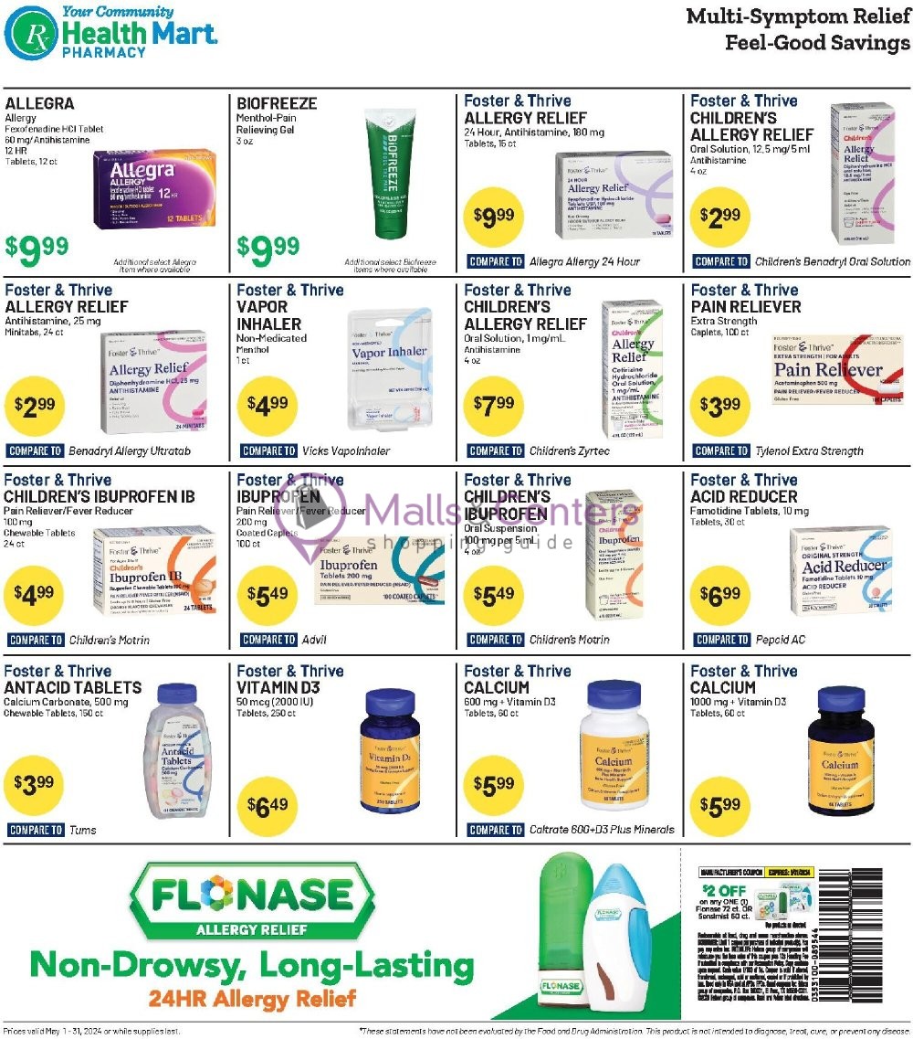 Weekly ad for Health Mart valid: 05/01/2024 - 05/31/2024, page 2
