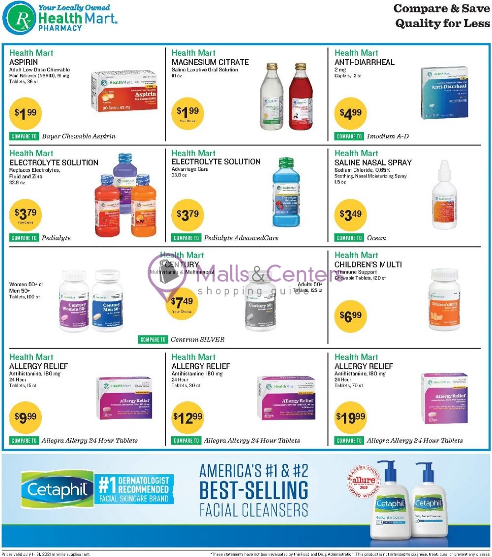 Health Mart Weekly Ad sales & flyers specials MallsCenters