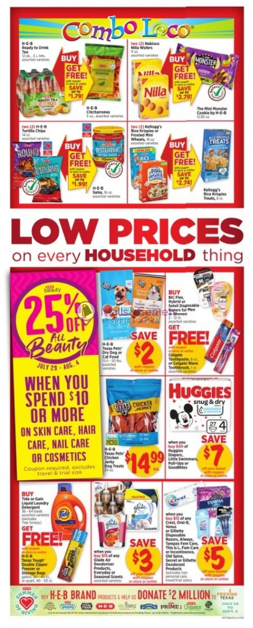 HEB Weekly ad valid from 07/29/2020 to 08/04/2020 MallsCenters
