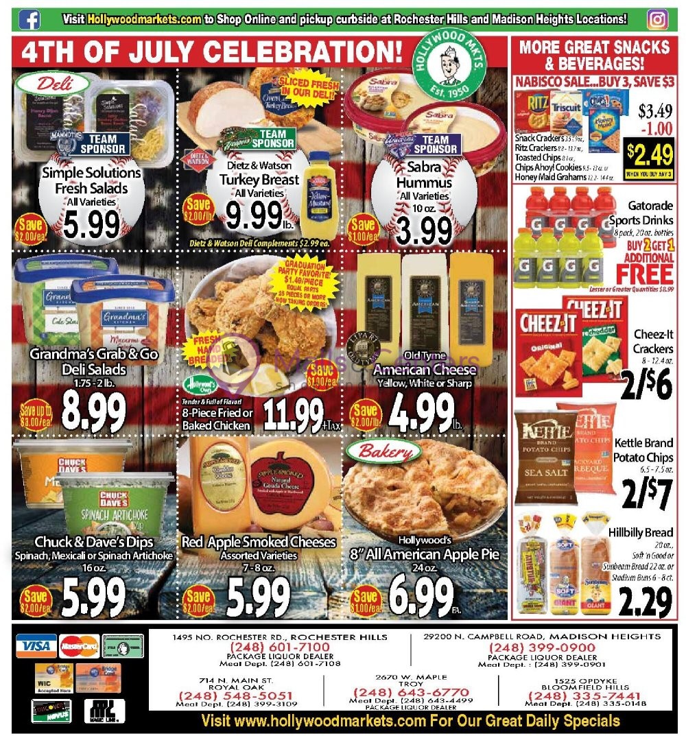 Weekly ad for Hollywood Markets valid: 06/25/2024 - 07/08/2024, page 4