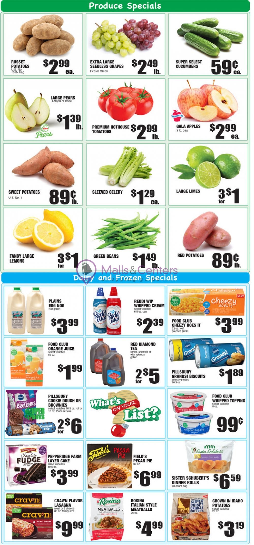 HomeTown Food Markets Weekly ad valid from 12/15/2021 to 12/24/2021