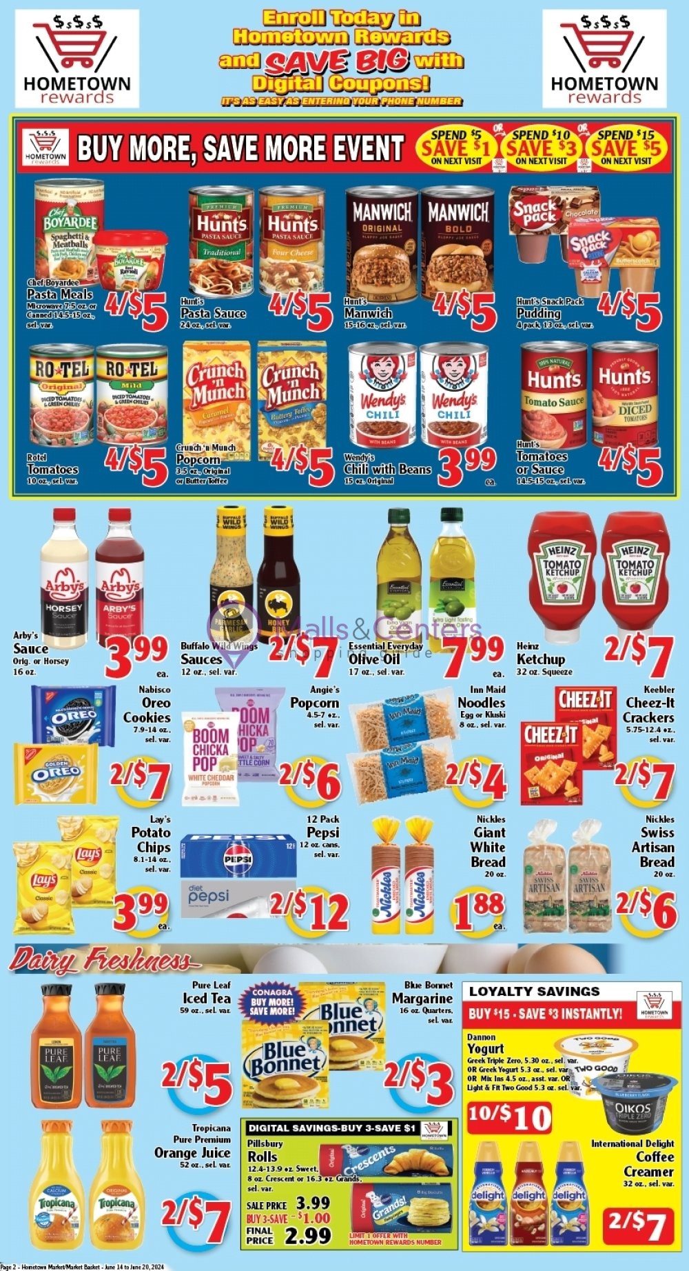Weekly ad for Hometown Market valid: 06/14/2024 - 06/20/2024, page 2