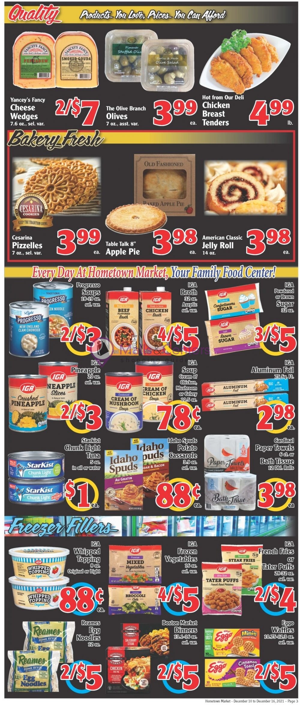 Hometown Market Weekly Ad sales & flyers specials MallsCenters