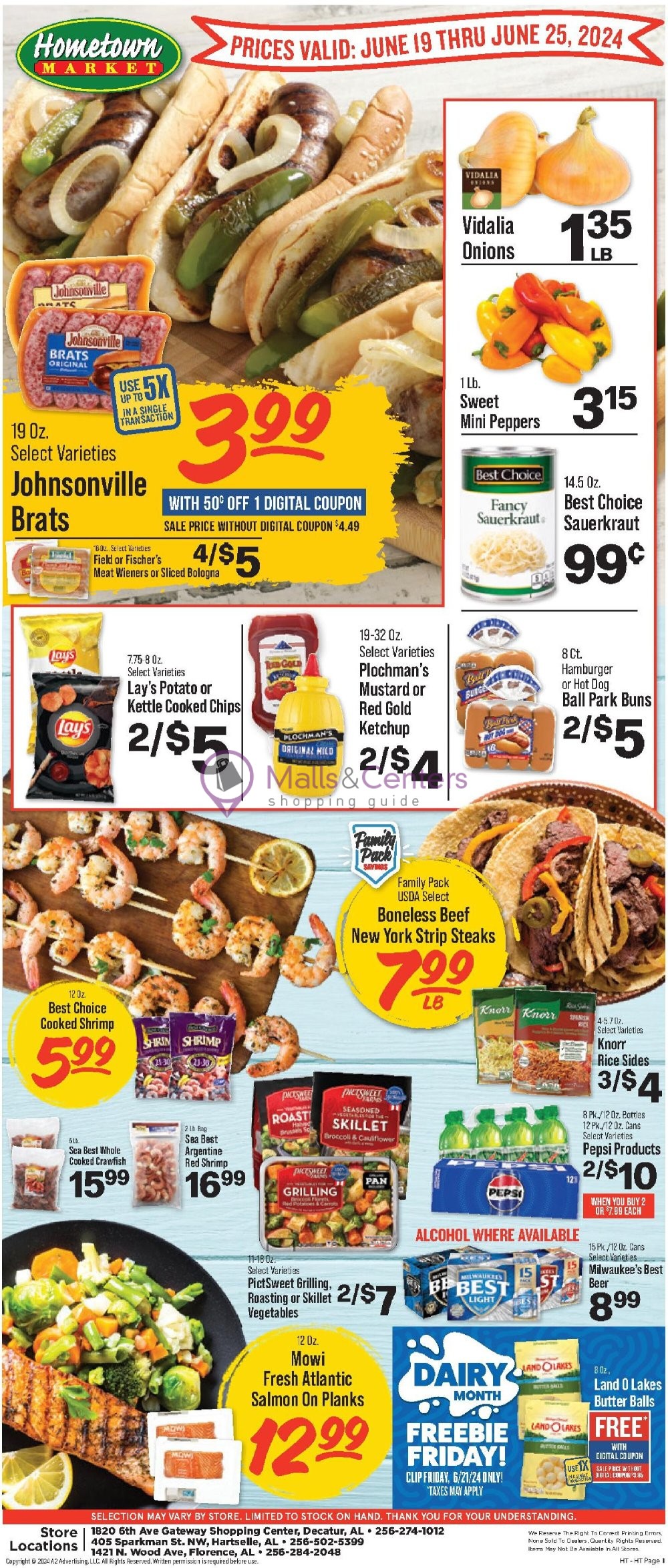 Weekly ad for Hometown Markets valid: 06/19/2024 - 06/25/2024, page 2