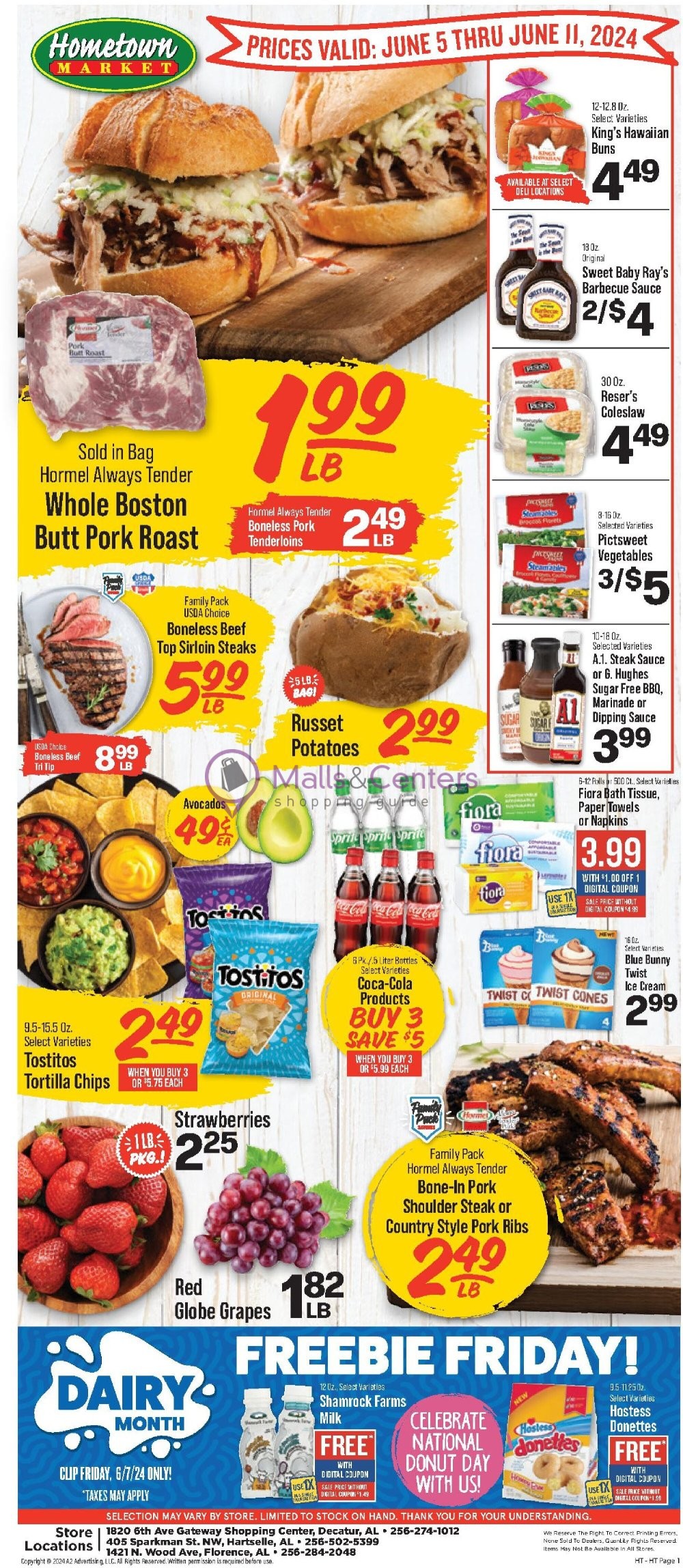 Weekly ad for Hometown Markets valid: 06/05/2024 - 06/11/2024, page 2