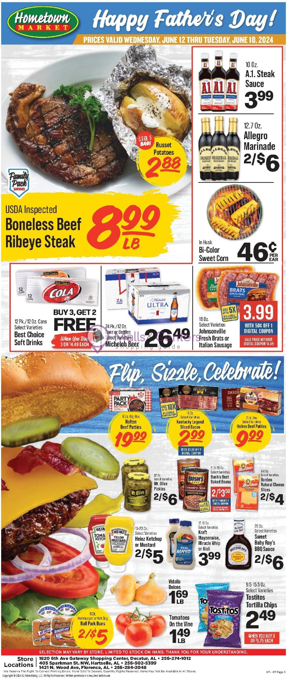 Weekly ad for Hometown Markets valid: 06/12/2024 - 06/18/2024, page 2