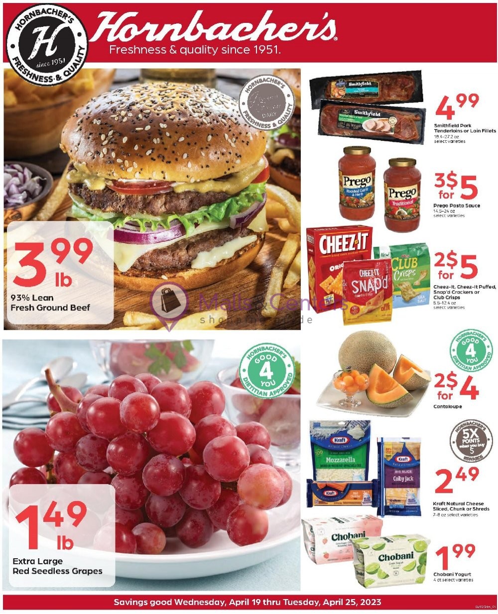 Hornbacher's Weekly ad valid from 04/19/2023 to 04/25/2023 MallsCenters