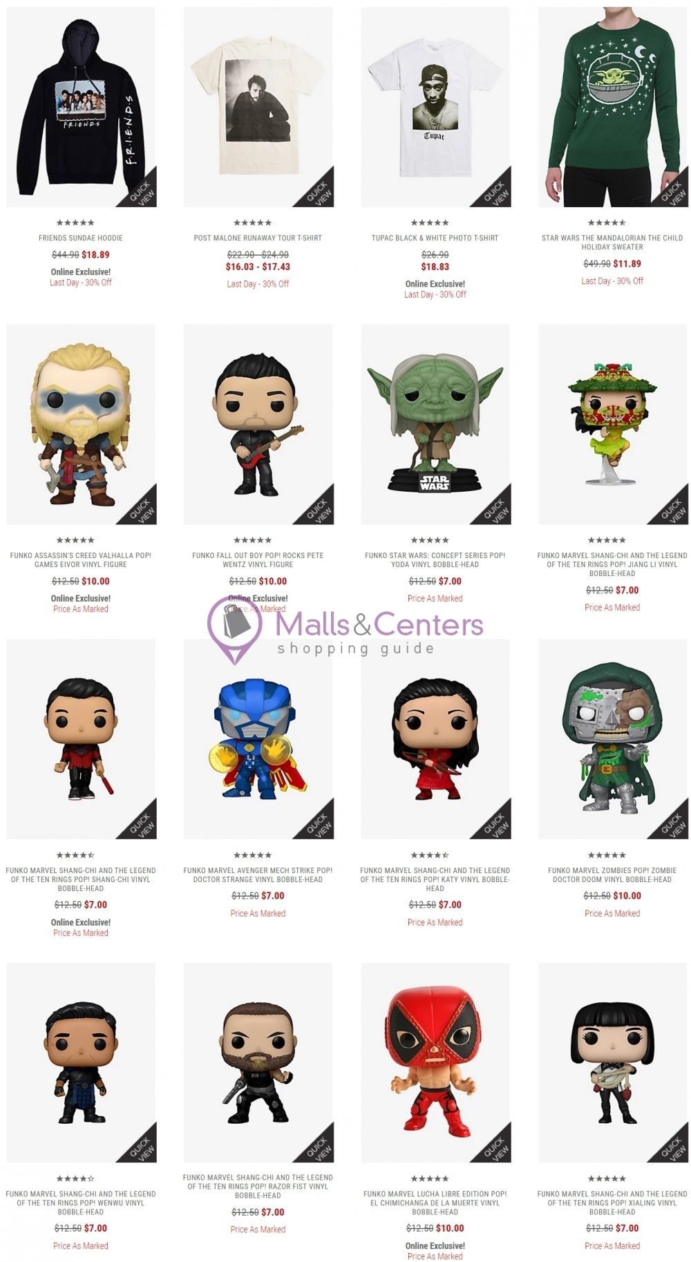 Hot Topic Weekly ad valid from 08/07/2021 to 08/13/2021 - MallsCenters