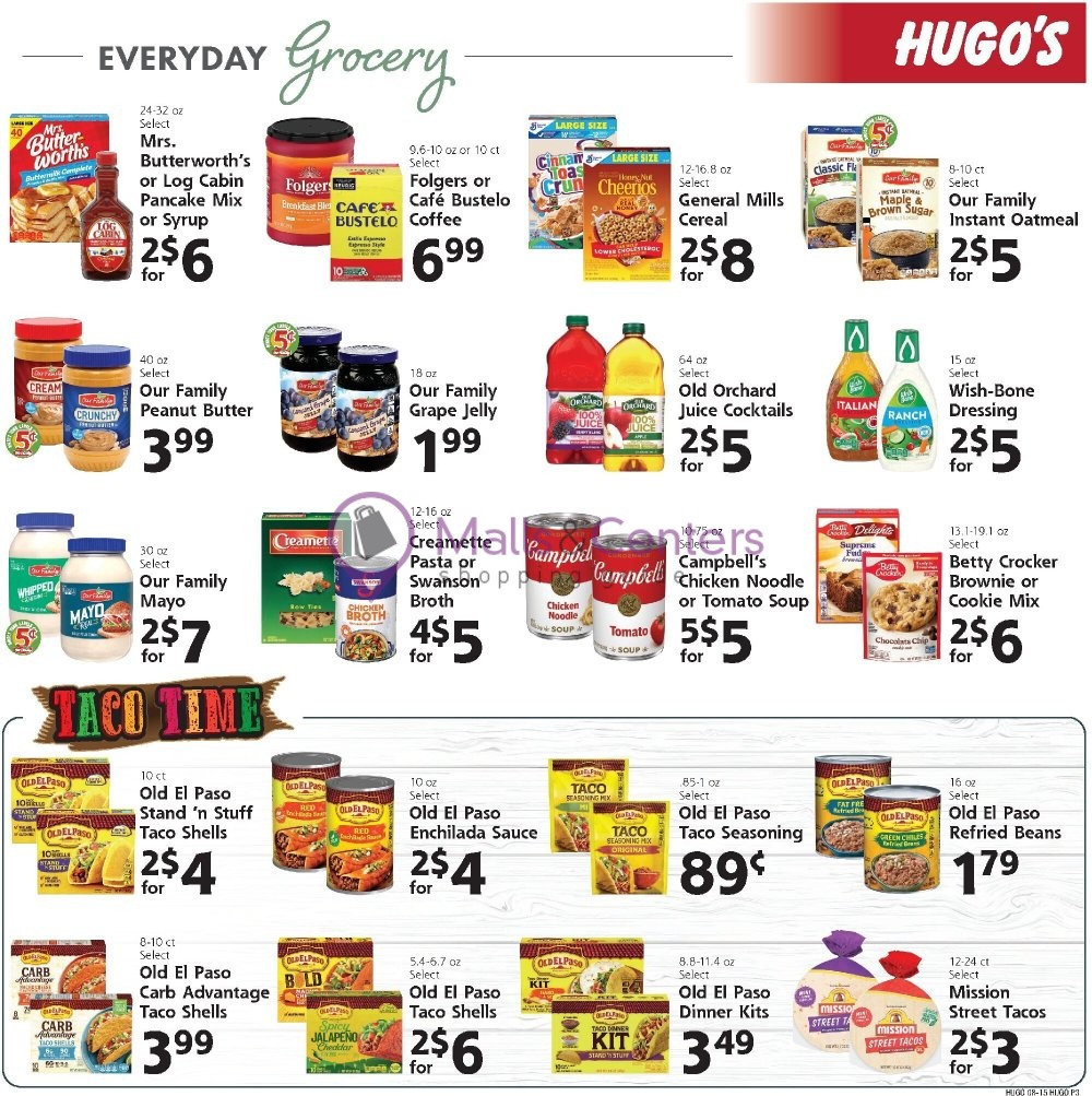 Weekly ad for Hugo's valid: 08/15/2026 - 08/21/2026, page 3