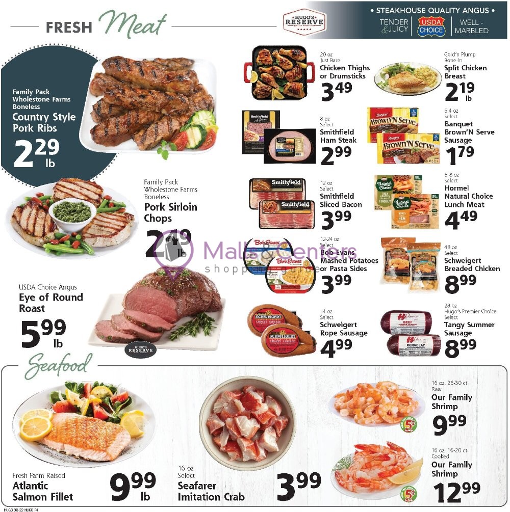 Weekly ad for Hugo's valid: 08/22/2026 - 08/28/2026, page 4