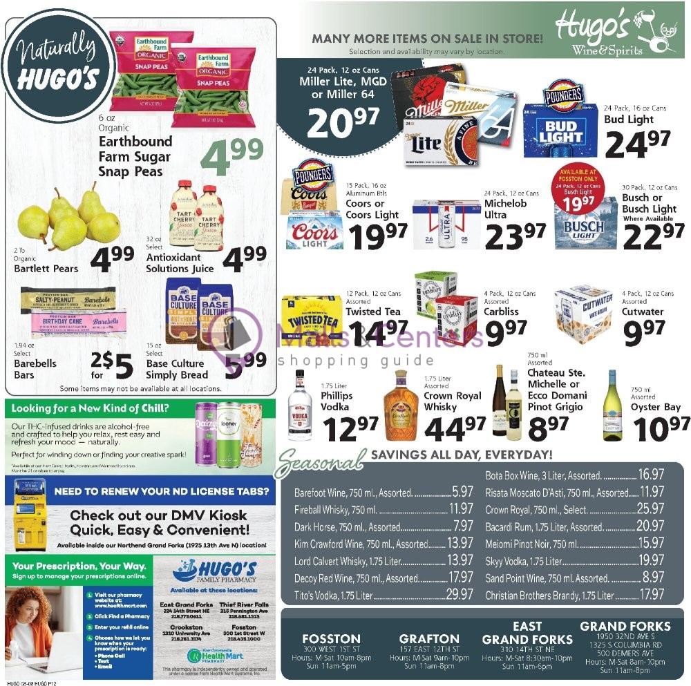 Weekly ad for Hugo's valid: 08/08/2026 - 08/14/2026, page 11