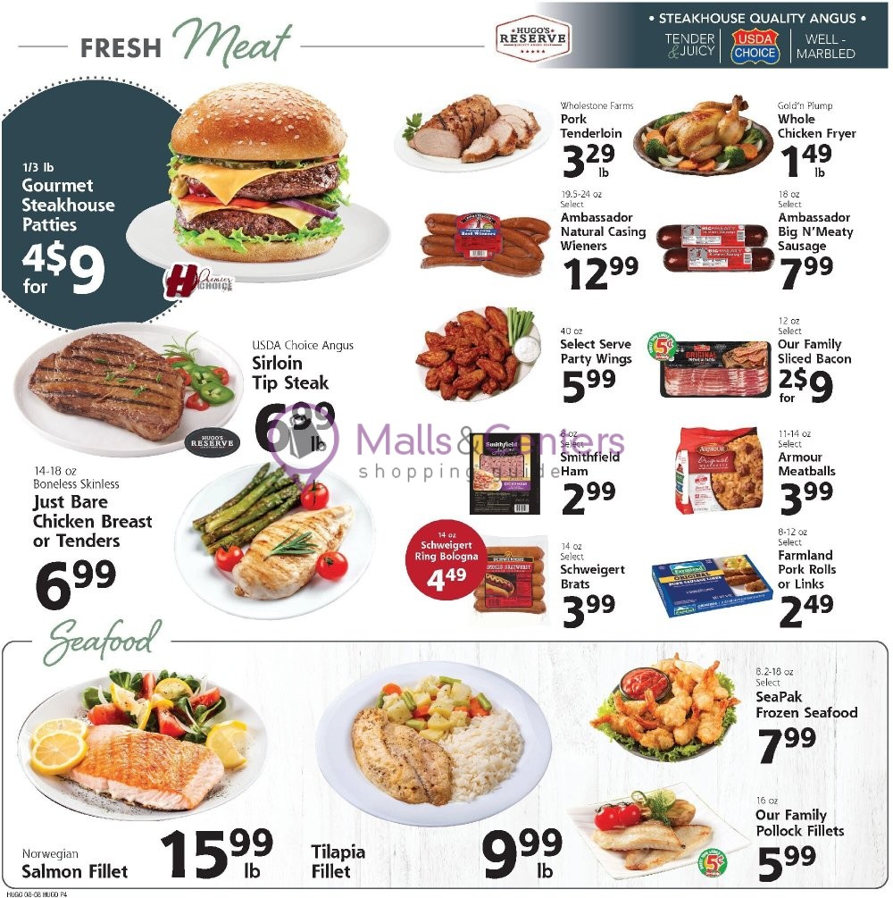 Weekly ad for Hugo's valid: 08/08/2026 - 08/14/2026, page 4