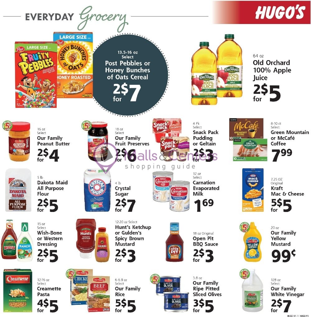 Weekly ad for Hugo's valid: 07/11/2026 - 07/17/2026, page 3