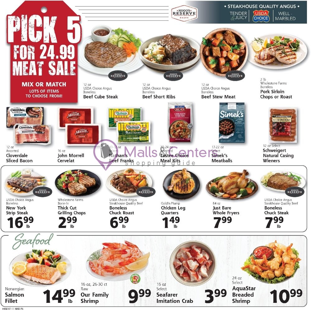 Weekly ad for Hugo's valid: 07/11/2026 - 07/17/2026, page 4