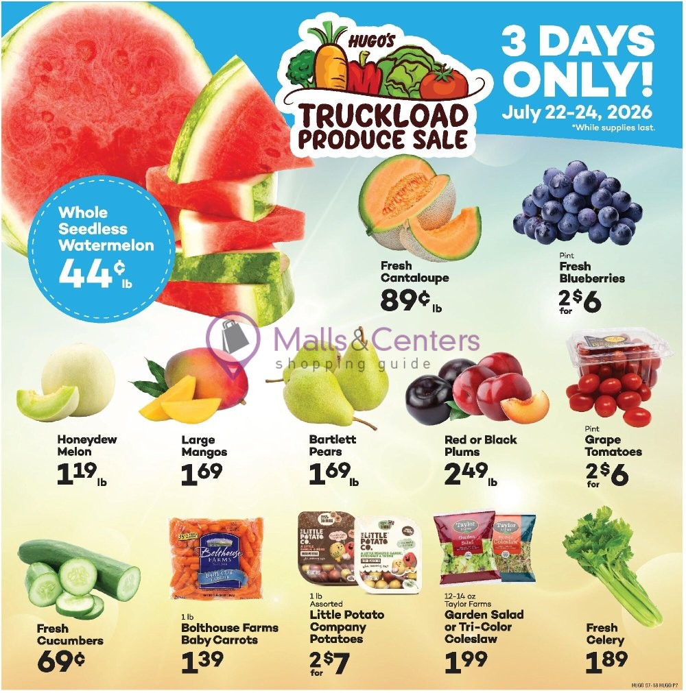 Weekly ad for Hugo's valid: 07/18/2026 - 07/24/2026, page 7