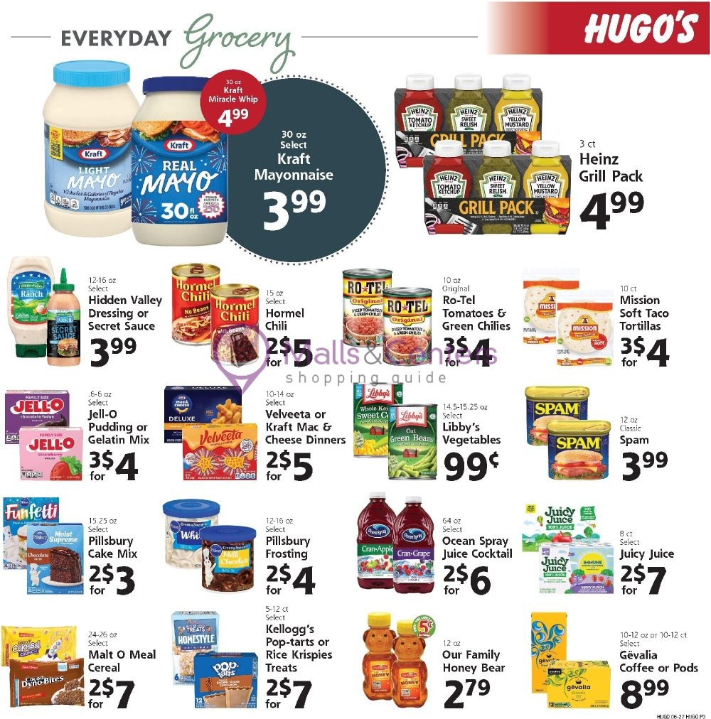 Weekly ad for Hugo's valid: 06/27/2026 - 07/04/2026, page 3