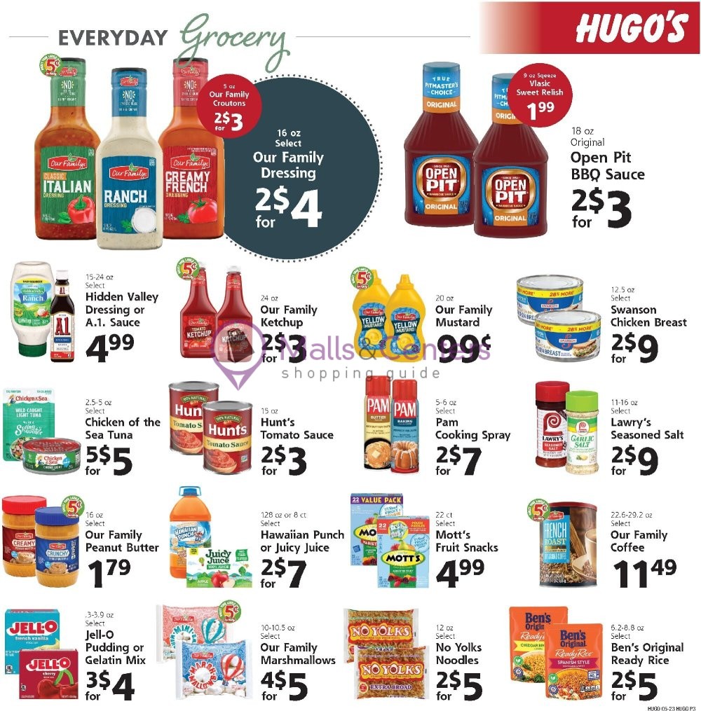 Weekly ad for Hugo's valid: 05/23/2026 - 05/29/2026, page 3