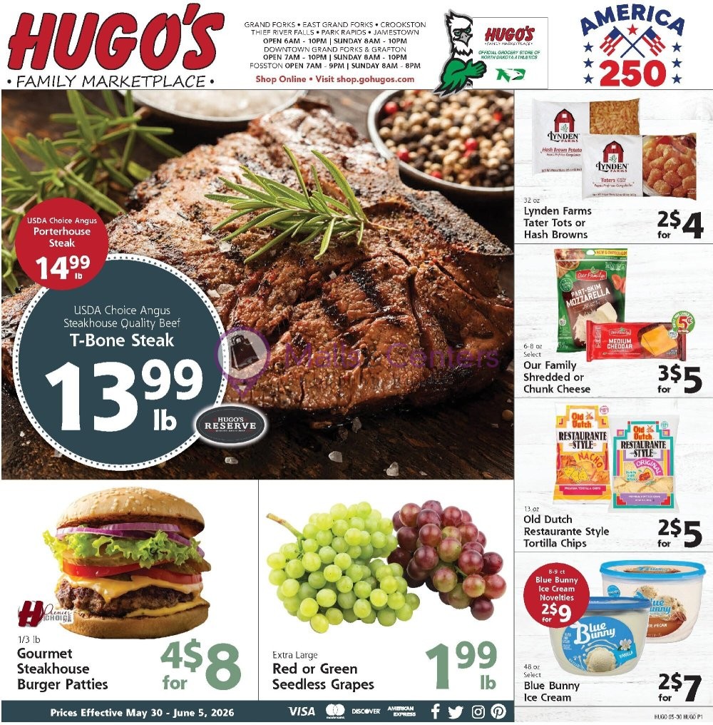 Weekly ad for Hugo's valid: 05/30/2026 - 06/05/2026, page 1