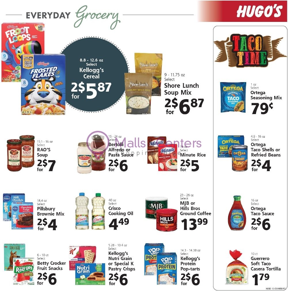 Weekly ad for Hugo's valid: 10/03/2026 - 10/09/2026, page 3