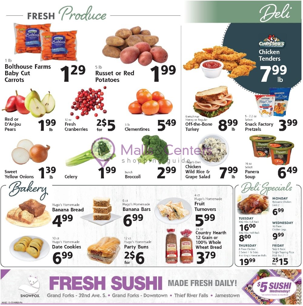 Weekly ad for Hugo's valid: 10/03/2026 - 10/09/2026, page 4