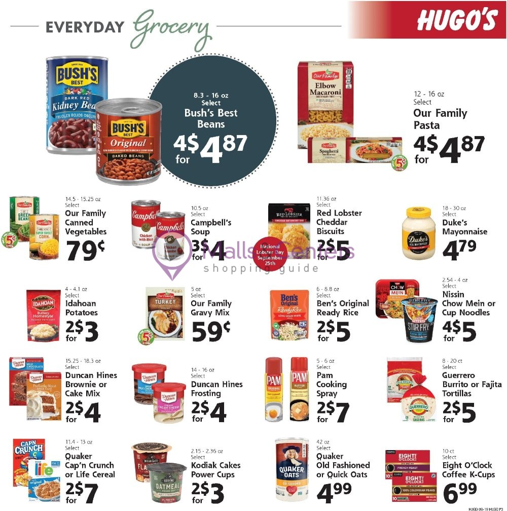 Weekly ad for Hugo's valid: 09/19/2026 - 09/25/2026, page 3