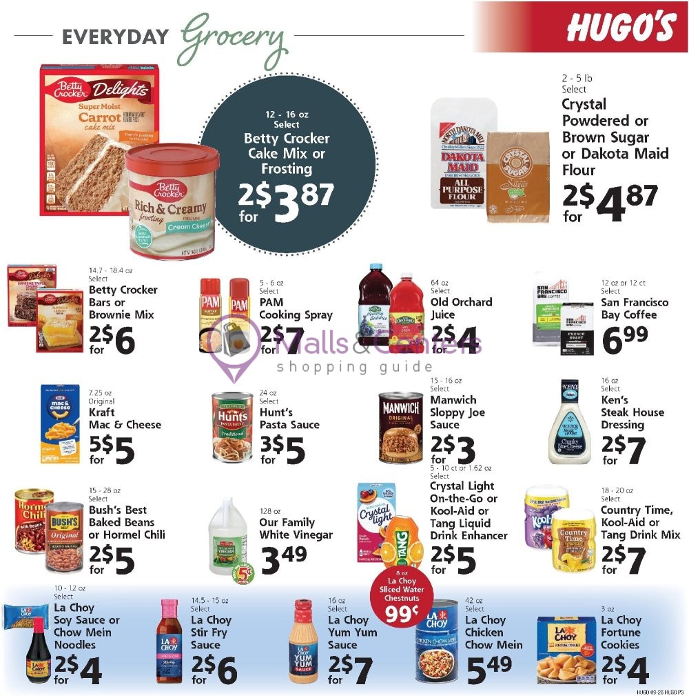 Weekly ad for Hugo's valid: 09/26/2026 - 10/02/2026, page 3